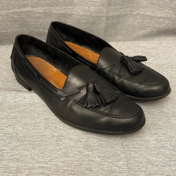 Salvatore Ferragamo Slip On Tassle Leather Loafers with original shoe box very n - Picture 1 of 12